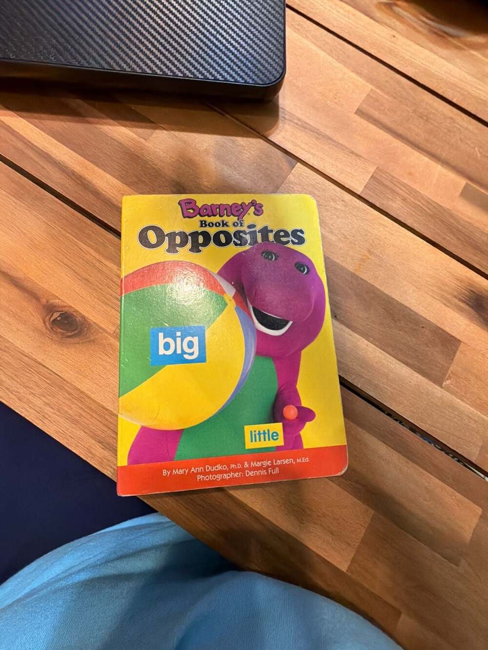 Barney's Book of Opposites Board Book by Mary Ann Dudko and Margie Larsen